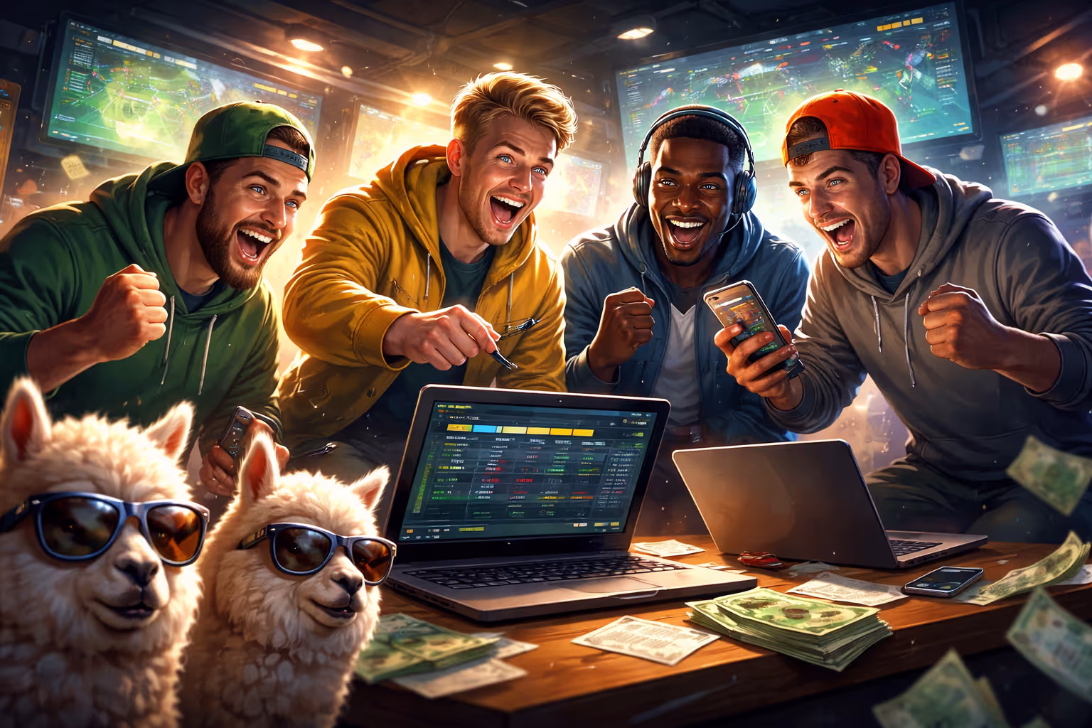 Desafios de Apuestas Grupales Alpaca Hive Mind